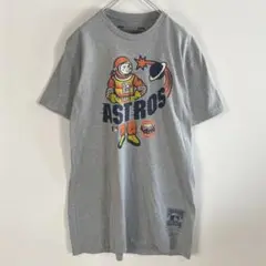 ミッチェル&ネス　ヒューストン・アストロズ　ロゴTシャツ　M