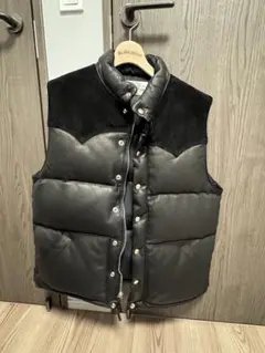 新品JOE McCOY(ジョーマッコイ) ダウンベストメンズ　ブラック　黒38 アイテム別 / リアルマッコイズ REAL McCOYS ベスト MJ22119 JOE