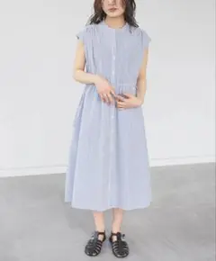 B:MING by BEAMS / シアサッカーワンピース 22SS