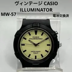 ヴィンテージ CASIO カシオ ILLUMINATOR MW-57 電池交換済