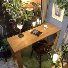 ホワイトアッシュ材無垢　ホテルスタイルデスク