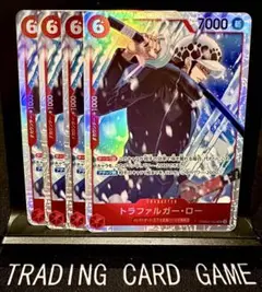 ONE PIECE カード　トラファルガー　ロー　sr 4枚セット