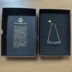 ハリオ　ふたつあみ　ブレスレット　ガラス
