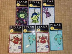 ハッピーくじ　ピクサー　J賞　ラバーチャーム　5種7点セット