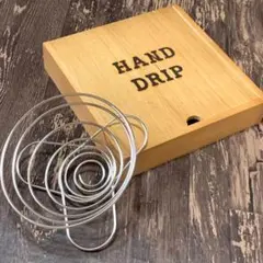 折りたたみコーヒードリッパー 木製ケースセット HAND DRIP l3q