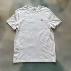 超美品⭐️LACOSTE ホワイト スリムフィット Tシャツ US M