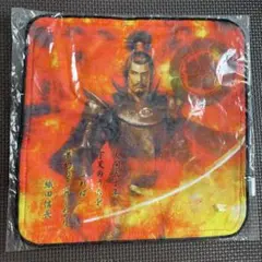 織田信長武将イラスト タオル 炎背景