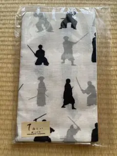 濱紋様サムライ柄手拭い