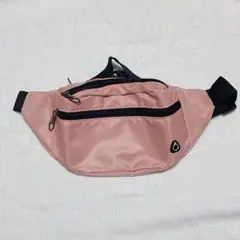 ★ファニーパック ウエストバッグ ポケット付き 調節可能 ピンク