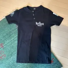 kissmark ブラック Tシャツ 半袖サーマル ヘンリーネック