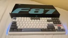 Aula F87 メカニカルキーボード ホワイトオレンジ