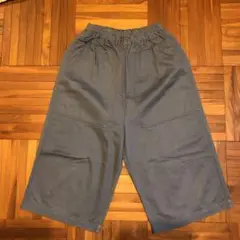 ゴーシュ カツラギワイドパンツ ワイドパンツ 七分丈