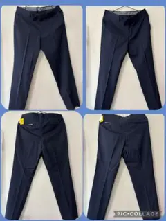 洋服の青山　ストレッチ素材スーツ　パンツ２枚セット
