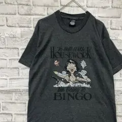 USA製90sヴィンテージTシャツ！シングルステッチ　グレー半袖古着　L77