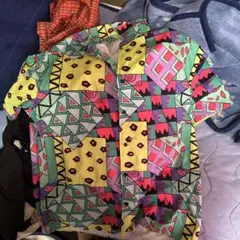 MAZAKIMYSE 半袖シャツ M サイケデリック