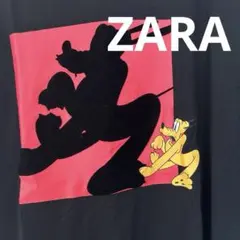 【USED】ZARA★Disney★プルート TシャツsizeＬ