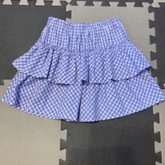 むーのんのん　キュロットパンツ　130 ラベンダー色