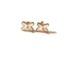 【極美品】 ショーメ リアン ピアス ピンクゴールド ダイヤ 片耳用 6068 CHAUMET ショーメ リアン ピアス 18金 K18ピンクゴールド