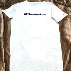 【匿名配送】Champion　チャンピオン　半袖ロゴワンピース　ホワイト　M