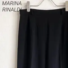 MARINA RINALDI スラックス ストレートパンツ シンプル ゆったり