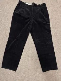 80s black corduroy pants