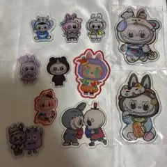ラブブ デコパーツ アクリル セット！