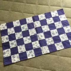 ハンドメイド　パッチワークマルチカバー