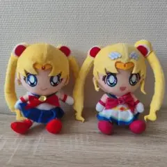【美品】セーラームーン chibi ぬいぐるみ 2点セット 25周年