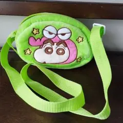 キャラクターショルダーバッグ 黄緑