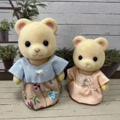 ピンクベージュ　セット　シルバニアファミリー　服