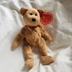 TY ビーニーベイビーズ 2000 テディベア ぬいぐるみ ベージュ