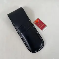 ✨未使用✨PILOT パイロット 本革製 ペンケース ブラック