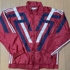 adidas 80s 銀タグ ナイロンジャケット L