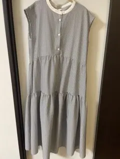 ストライプ ワンピース　クラシカルエルフ　XL