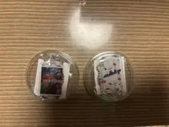 Eve ラベル缶 アクキー　2点セット