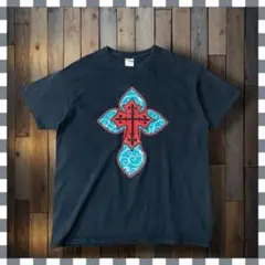 ギルダン 十字架 クロス プリント　Tシャツ