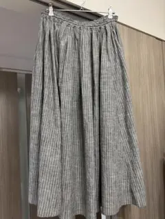 HUIS ハウス シーチングコットンロングスカート