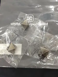 (B) uniform experiment ピラミッド型ピンズ 3個セット