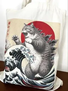 猫のジラキャンバストート