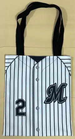 千葉ロッテマリーンズ　藤原恭大　トートバッグ　背番号2