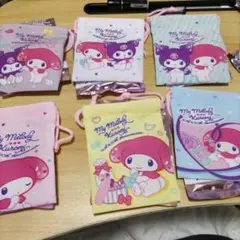 マイメロ、クロミアニバーサリー巾着コンプセット、マイメロ５０周年巾着セット