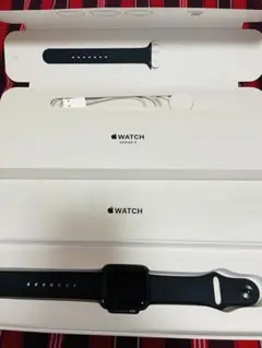 お値下げ中♪ Apple Watch Series 3 ブラック 本体