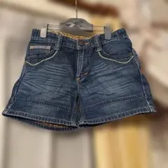 新品未使用 EDWIN デニムショートパンツ 503 ダークブルー