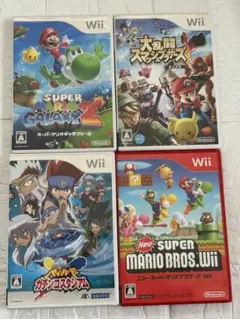 ⭐️24時間以内発送⭐️ Wiiソフトまとめ売り　4本セット　スマブラx