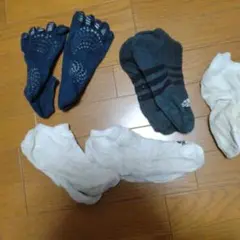 ショートソックス　くるぶしソックス　４足　まとめ売り