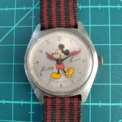 ディズニー ミッキーマウス腕時計5000-7000手巻式