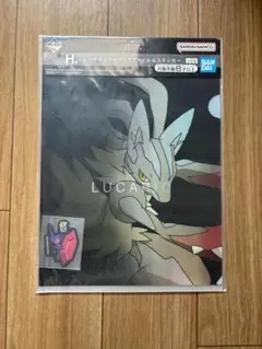 一番くじポケモン　メガシンカ　H賞 クリアファイル & ステッカー メガルカリオ