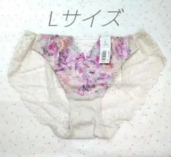 aimerfeel　エメフィール　ショーツ　L　グレージュ　フラワー　レース