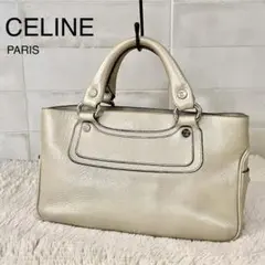 CELINE セリーヌ ブギー ハンドバッグ オールレザー シャンパン ゴールド