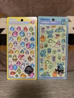 モンスターズインク ボンボンドロップシール2枚セット